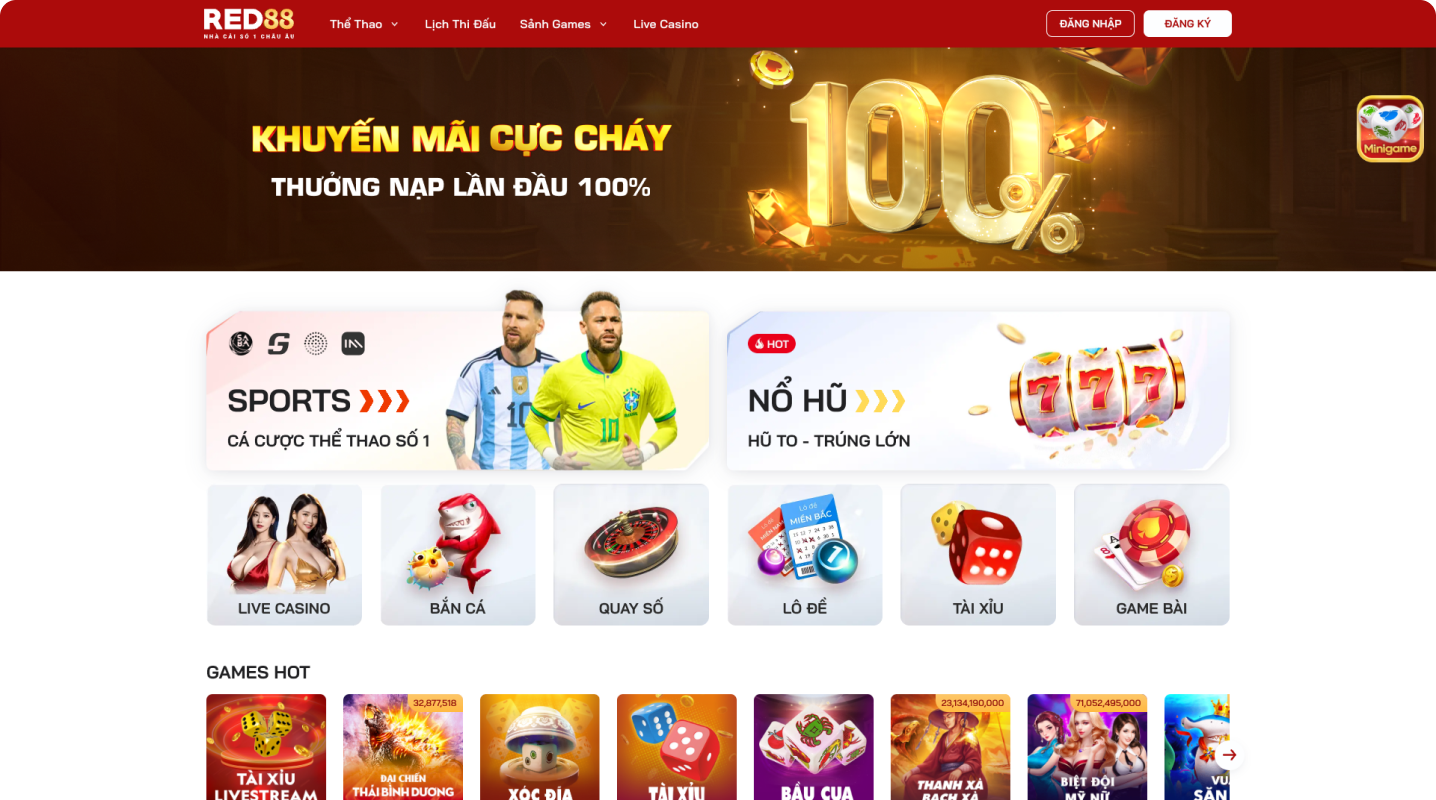 Red88 mobi được tin tưởng giới thiệu bởi nhà cái uy tín 79
