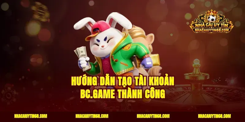 Hướng dẫn tạo tài khoản BC.Game thành công