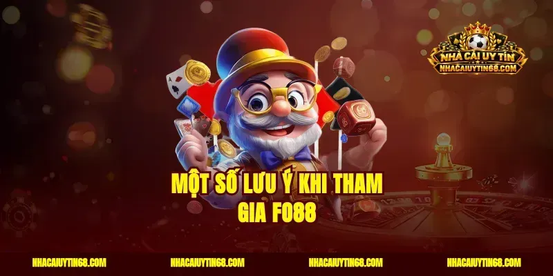 Một số lưu ý khi tham gia Fo88
