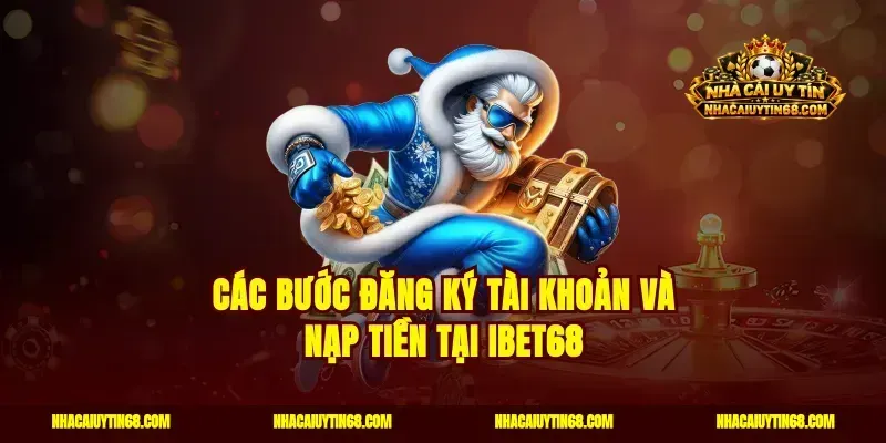 Các bước đăng ký tài khoản và nạp tiền tại Ibet68
