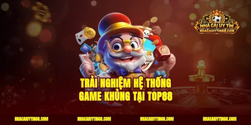 Trải nghiệm hệ thống game khủng tại Top88